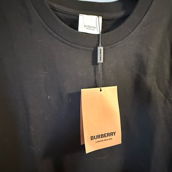 Burberry Black T-Shirt for Men - Picture 2 of 5